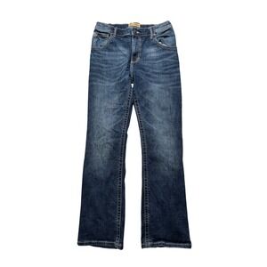 Wrangler Womens Regular Fit Bootcut Jeans Dark Wash Size 16 Regular